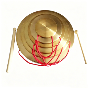 Offre Spéciale : Gong en Laiton de Qualité Supérieure de 10 CM avec Marteau – Instrument de Musique Traditionnel Chinois, Instrument de Percussion, Jouet Gong - Product Image 1