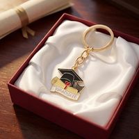 Llavero de Graduación con Dijes Inspiradores, Recuerdo para Graduados, Llaveros Bonitos con Diseño de Pergamino, Regalos para Él y Ella, Graduados de Universidad y Preparatoria