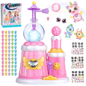 Cadeaux d'<span class=keywords><strong>anniversaire</strong></span> : 195 ballons magiques de princesse à faire soi-même avec pompe, kit de fabrication de ballons collants DIY, jouets créatifs <span class=keywords><strong>pour</strong></span> enfants avec ballons rebondissants - Product Image 1