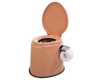 Toilettes portables de grande capacité, confortables, pour voyages, camping, WC mobile, commode, pot, toilettes portables pour l'extérieur/l'intérieur - Product Image 1
