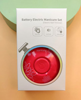 Ensemble professionnel de 6 fraises à ongles en plastique, outils électriques portables pour manucure et pédicure, pour enfants et adultes, soin des ongles, polissage