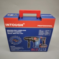 INTOUGH haute qualité 20V Li-ion batterie Rechargeable SDS Plus 28mm sans brosse sans fil marteau perforateur rotatif