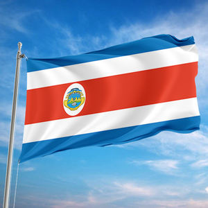 Kunden spezifischer Druck im Freien doppelseitige Flaggen 3 * 5ft kaufen große Feder flagge mit Logo <span class=keywords><strong>Costa</strong></span> <span class=keywords><strong>Rica</strong></span> Flaggen und Banner - Product Image 2