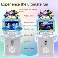Haute Double Pistolet Tempête De Feu Grand Équipement D'amusement Enfants Arcade Jeu De Tir Machine Racing Divertissement