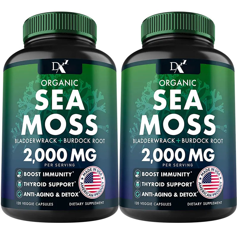 Üretici deniz yosun 3000mg siyah tohum yağı MultiMineral karışım kapsülleri tüm vücudunuzun sağlığı için