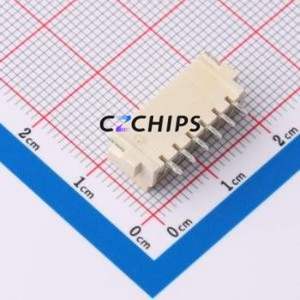 ZX-XH2.54-6PWT Wire-to-<b>Board</b> <b>Pin</b> Header SMD,P=2.5mm,Horizontal Mount Connector 1x6P 2.5mm Horizontal Mount XH - Product Image 2