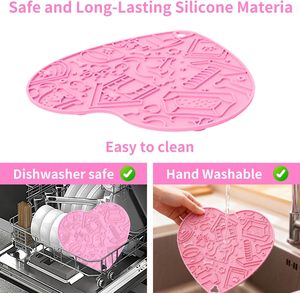 Tapis de léchage en silicone personnalisé pour animaux de compagnie, antidérapant, pour chiens et chats, pour la diversification des aliments et la distribution lente de friandises - Product Image 6