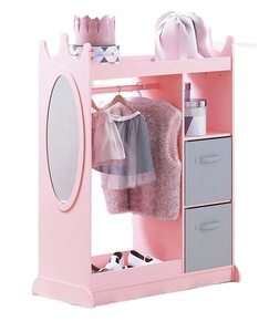 Placard de <span class=keywords><strong>rangement</strong></span> en bois avec miroir pour vêtements, 1 pièce, déguisement, Armoire - Product Image 1