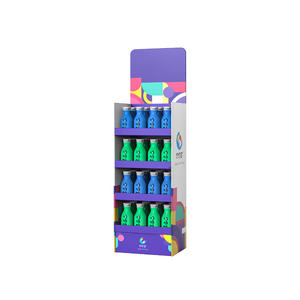 Custom <b>for</b> Eco-Friendly Lightweight Foldable Portable Corrugated Cardboard Pharmacy Advertising Display Rack <b>for</b> Store - Product Image 6