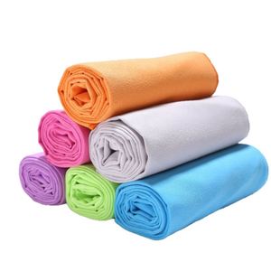 Custom Logo Solid Color Microfiber Suede Sport Towel Soft Quick Dry Portable Outdoor Yoga Running Sweat Towels - Product Image 5