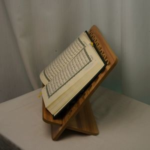 Support de <span class=keywords><strong>livre</strong></span> en bois vintage pour cadeau religieux musulman de l'Aïd el-Fitr, Ramadan, Islam, support de <span class=keywords><strong>livre</strong></span> sacré, présentoir de <span class=keywords><strong>livre</strong></span> de prière musulman, Coran - Product Image 4