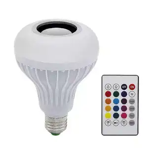 Color changing led dimmable E27 smart bulb light multicolor wifi remote music strobe rgb colorful party disco lights stage
