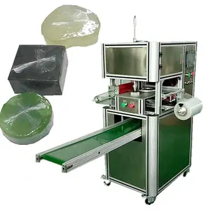 Simple Bar Soap Making Machine Stretch Film Soap Wrapping Machine Soap Plastic Film Packing Machine