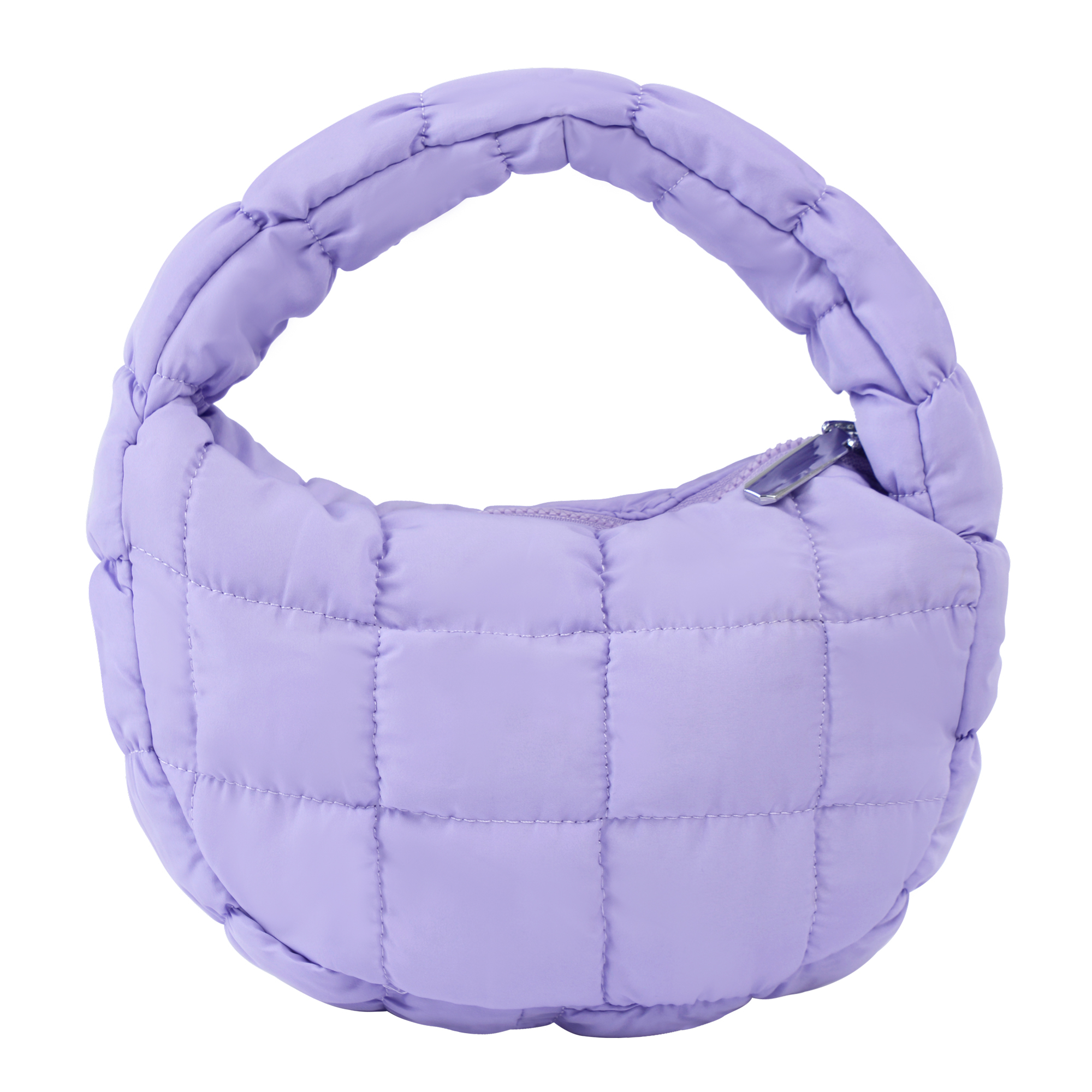 Mini Pleated Waterproof Polyester Quilted Satchel Tote