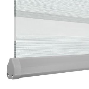 Cortinas eléctricas motorizadas multifuncionales para el hogar, cortinas de cebra Wifi con instalación integrada para un uso doméstico fácil