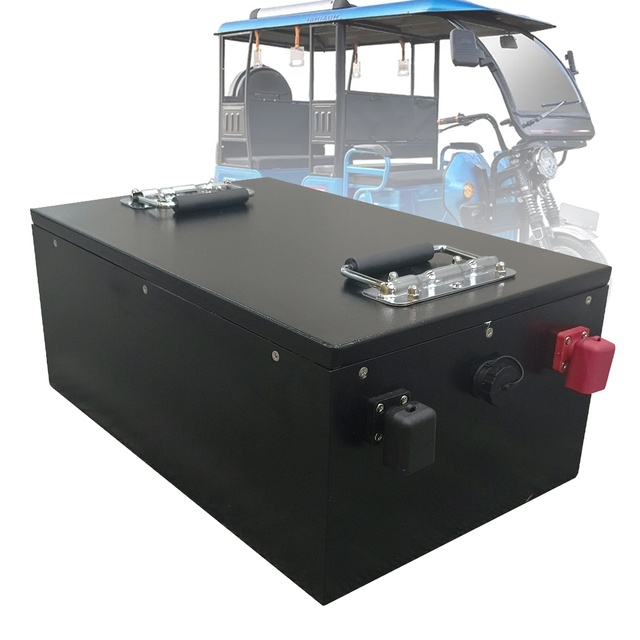 Electric Vehicle Lithium-Ion Battery Pack for 48V 60V 72V 120AH 100AH 80AH 50AH 30AH Electric Rickshaws and Tricycles