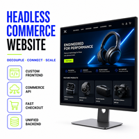 Développement de site web Shopify sans tête (headless) personnalisé pour le commerce, compatible web et mobile, avec interface utilisateur personnalisée LionCreate