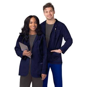 ชุดเสื้อกาวน์หมอสีขาวทนกรดไซส์ XL 3XL ชุดยูนิฟอร์มสำหรับโรงพยาบาลและหมอ - Product Image 2