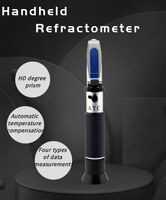 Portable Clinical Auto Refractometer with ATC Human Tri Scale Blood Serum Protein Urine Specific Gravity Tester