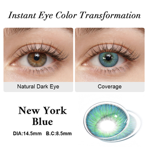 YITONGNIAN Vente en gros <span class=keywords><strong>de</strong></span> <span class=keywords><strong>lentilles</strong></span> <span class=keywords><strong>de</strong></span> <span class=keywords><strong>contact</strong></span> cosmétiques souples bleues et brunes en HEMA, personnalisables OEM - Product Image 3