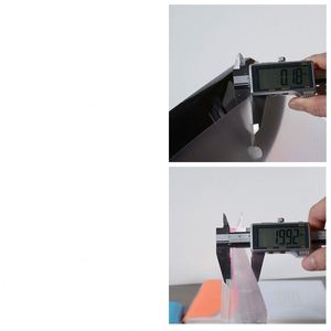 Enveloppes de documents en plastique transparent vertical format A4, sacs de classement en polypropylène avec fermeture à bouton - Product Image 4