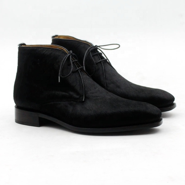 Cie A209 Fashion Men's Handmade Office Formal Leather Shoes Horsehair Boot