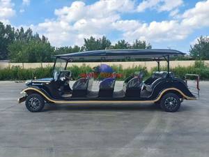 Carrito de Golf Eléctrico Vintage de 8 Plazas con Batería, Autobús y Automóvil Turístico, Aprobado por la CE en 2026 - Product Image 4