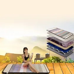 Estera de terapia de Sauna corporal interior amatista cristal infrarrojo lejano bajo PEMF colchón de calefacción Bio magnético fotón curación Chakra Mat - Product Image 4