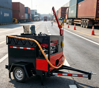 Machine professionnelle de scellement des fissures avec application précise des matériaux pour les projets de maintenance des routes en asphalte