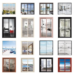 Nuevo diseño <span class=keywords><strong>cortinas</strong></span> sin llave cerradura <span class=keywords><strong>de</strong></span> puerta <span class=keywords><strong>de</strong></span> <span class=keywords><strong>vidrio</strong></span> exterior <span class=keywords><strong>de</strong></span> <span class=keywords><strong>puertas</strong></span> correderas <span class=keywords><strong>de</strong></span> aluminio - Product Image 3