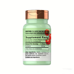 Cápsulas de Licopeno de Alta Calidad OEM/ODM, Antioxidante, Antienvejecimiento Celular, Protección Cardiovascular - Product Image 2