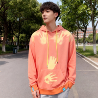 Sweat-shirt à capuche personnalisé, vêtements personnalisés, thermochromique, réactif à la chaleur, changeant de couleur, en coton, ample