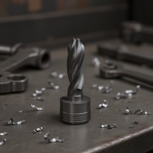 Broca helicoidal de vástago cónico Fervi de 10 mm de acero de alta velocidad para perforación de metales - Product Image 3