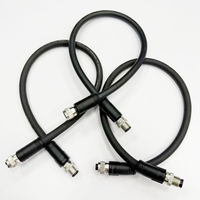 Conector M12 de Cobre Personalizado de 4 y 8 Pines, Ensamblaje de Cable M12 Macho y Hembra, Arnés de Cables Industriales Impermeables IP68