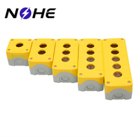 Caja de Control con Botón Pulsador Impermeable de 1, 2 o 3 Orificios, Caja de Botón de Parada de Emergencia, Caja para Botón Pulsador de 22mm