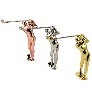 Male Golf Figure Trophy Gold Award Trophy for Golf Tournaments Competitions Parties