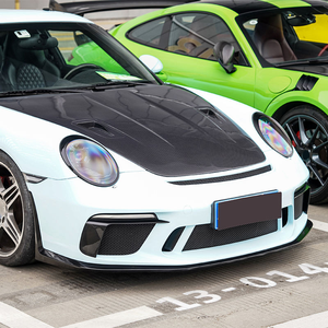 Kit carrosserie de pare-chocs avant style GT3 avec grille DRL compatible avec <span class=keywords><strong>Porsche</strong></span> 997 991, pièces de modification aérodynamique extérieures pour voiture - Product Image 4