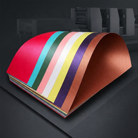 Papier nacré personnalisé 120g, carton spécial nacré double face couché pour emballage de boîtes cadeaux de luxe et invitations de mariage