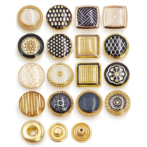 กระดุมแป๊กแบบมีลาย ขนาดสั่งทำได้ ฟรีเคลือบผิว ขนาด 12 มม. สำหรับอุปกรณ์ตกแต่งเสื้อผ้าบุรุษ - Product Image 3