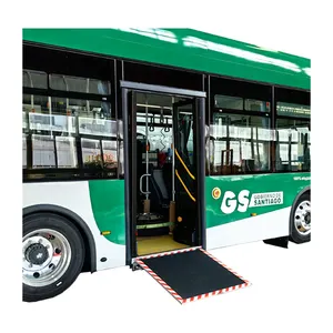 Rampa manual de aluminio para silla de ruedas, para rampas de autobús para discapacitados y carga antigua, 350kg