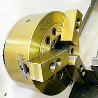 Torno CNC Horizontal de Alta Precisión con Bancada Inclinada TC4563, Centro de Torneado de Servicio Pesado con Guías Lineales para Metal