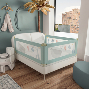 Recinzione Pieghevole per Culla UD Kids Play Home Treasure Cashmere, Barriera Anti-Caduta, <span class=keywords><strong>Sponda</strong></span> di Sicurezza 1.8m, Nuove Funzionalità di Sicurezza per Neonati - Product Image 3