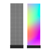 Film holographique P2.5 P3.9, écran flexible en verre pour intérieur, affichage LED transparent en couleur pleine pour fenêtre, pour mur en verre