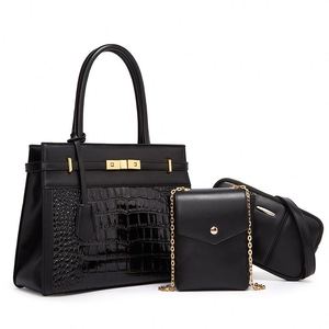 2026 New Trend Women Fashion Bag <b>Set</b> Shoulder Crossbody Handbag 1 Big 2 Small 3 Piece <b>Set</b> Factory Wholesale - Product Image 4