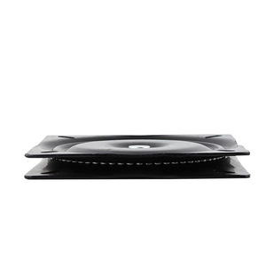 Swivel Plate 250x250mm Black Cold Rolled Steel <b>Rotatable</b> Minimalist Design Universal Office Chair Base Accessory - Product Image 1