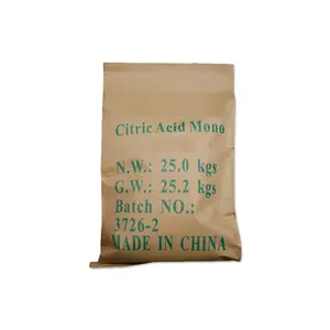 Food Grade Ingredients C6H8O7.H2O Citric acid Monohydrate