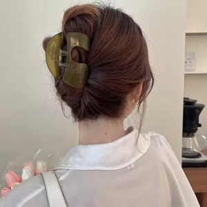 Clip de pelo en forma de U esmerilado de gran tamaño elegante, diseño Simple, abrazadera de tiburón versátil, Clip de fijación de división de cabello de salón profesional - Product Image 6