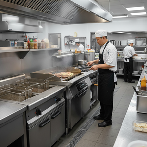 <span class=keywords><strong>Plancha</strong></span> de inducción comercial de calentamiento rápido, equipo de cocina de acero inoxidable plano resistente <span class=keywords><strong>para</strong></span> restaurante de cocina de Hotel - Product Image 2