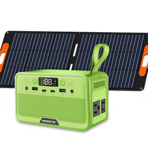 100W Portable <b>Power</b> Station Solar <b>Generator</b> with AC Outlet USB-C Fast Charging for Camping Emergency Backup - Product Image 1