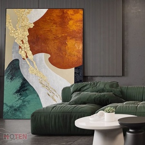 Peint à la main abstrait toile mur Art sans cadre <span class=keywords><strong>peinture</strong></span> à l'huile sur toile <span class=keywords><strong>paysage</strong></span> Design Style décoration murale œuvre montage <span class=keywords><strong>facile</strong></span> - Product Image 5
